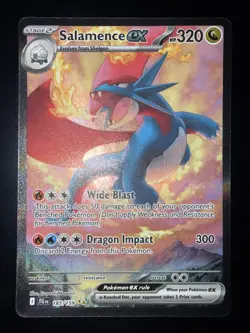 Pokemon TCG Salamence EX Journey Together Special Illustration Rare Card 187/159 - Image 1