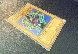 YUGIOH DARK MAGICIAN ULTRA RARE LEGEND OF BLUE EYES 1ST EDITION LOB-005 LP - Image 5