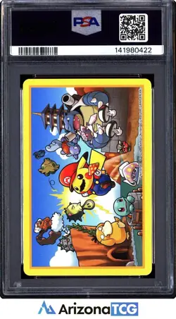 Pokemon 2016 Mario Pikachu 2 Of Diamonds Playing Cards Japanese PSA 9 - Image 2