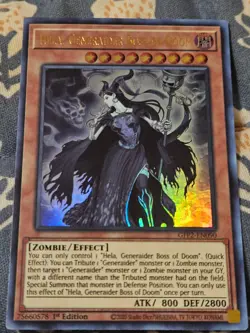 Hela, Generaider Boss of Doom - Ultra Rare - GFP2-EN090 Yugioh - Image 2