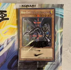 Sealed Yugioh NKC1-EN002 Red-Eyes Black Dragon Nike Promo English - Image 1