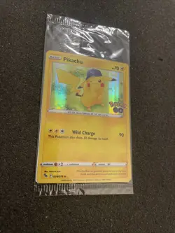 Pokemon/Pokemon GO Prerelease Pikachu Holo Foil Promo Card #028/078 Sealed - Image 2
