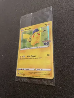 Pokemon/Pokemon GO Prerelease Pikachu Holo Foil Promo Card #028/078 Sealed - Image 3