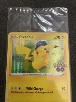 Pokemon/Pokemon GO Prerelease Pikachu Holo Foil Promo Card #028/078 Sealed - Image 5