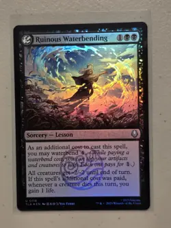 Ruinous Waterbending - 118 - Foil - TLA - NM - MTG Magic the Gathering - Image 1
