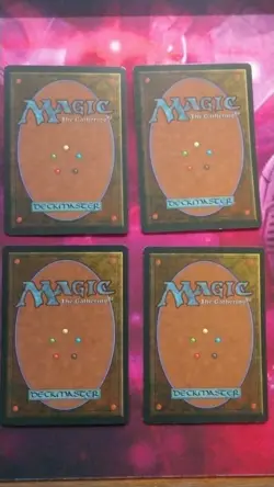 Dark Ritual x4 playset. Fourth Edition, 4th Edition. LP, Light Played. 4x - Image 2