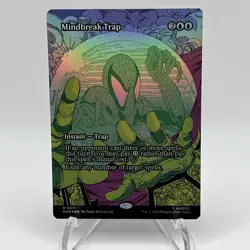 MTG Marvel's Spider-Man Mindbreak Trap 0011 Borderless Foil Holo - Image 1