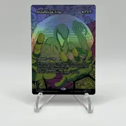MTG Marvel's Spider-Man Mindbreak Trap 0011 Borderless Foil Holo - Image 2