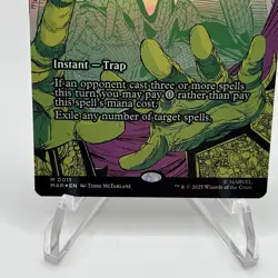 MTG Marvel's Spider-Man Mindbreak Trap 0011 Borderless Foil Holo - Image 4