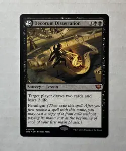 Decorum Dissertation-NM/M Pack Fresh-Secrets of Strixhaven MTG Magic English - Image 1