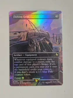 Fishing Gear (Borderless) Foil R Commander: FINAL FANTASY 0461 NM - Image 1