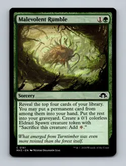 Malevolent Rumble Modern Horizons 3 Non-Foil MTG NM - Image 1