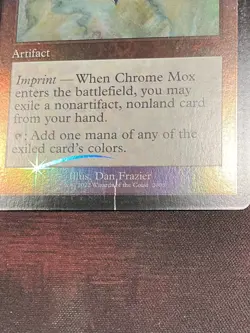 MTG FOIL CHROME MOX SECRET LAIR 30TH ANNIVERSARY PLAYED SMALL CREASE - Image 3