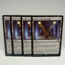 4x MTG Vault of the Archangel 410 NM Normal Commander: Tarkir: Dragonstorm - Image 1