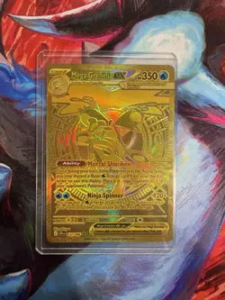 Mega Greninja EX Pokemon TCG Holo Gold Card CHAOS RISING 122/086 *READ DESC* - Image 1
