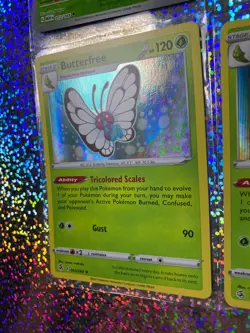Pokemon TCG Butterfree: Fusion Strike Holo 003/264; 151 Reverse Holo 012/165 - Image 5