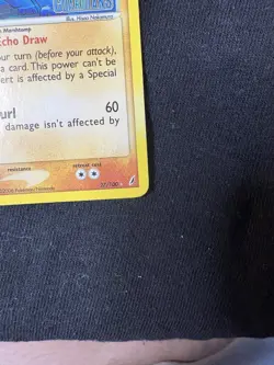 Pokemon Swampert EX 27/100 Crystal Guardians Rare Reverse Holo 120HP - Image 4