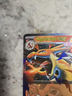 Mega Charizard Y ex 030 Mega Evolution Holo Black Star Promo Pokemon NM - Image 3