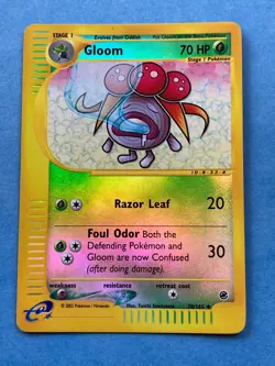 Pokemon Reverse Holo eReader Gloom- Expedition- 78/165- LP - Image 1