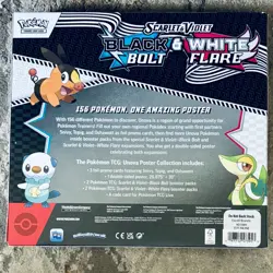 🔥Pokemon TCG Scarlet &Violet Black Bolt & White Flare Poster Collection (New) - Image 2