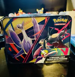 Pokemon TCG 2025 Fall Mega Collector Chest Tin 6 Packs & 3 Holo Promo Cards New - Image 2