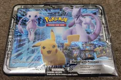Pokemon Fall 2019 Collector's Chest Tin FACTORY SEALED! Mewtwo Charizard Pikachu - Image 1
