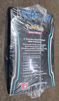 Pokemon Fall 2019 Collector's Chest Tin FACTORY SEALED! Mewtwo Charizard Pikachu - Image 4