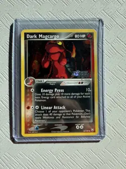 Pokemon Dark Magcargo 38/109 ex Team Rocket Returns Reverse Holo Stamp MP - Image 1