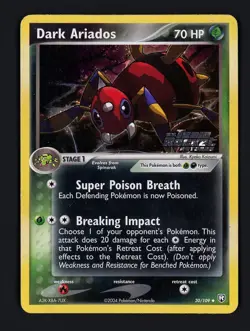 Dark Ariados HP 30/109 - Reverse Holo Stamped Team Rocket Returns 🏝 Pokemon - Image 1