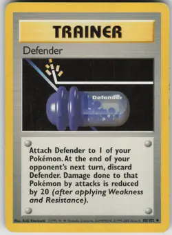 Pokemon TCG Defender Uncommon Base Set 080/102 - Image 1