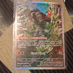Pokemon Okidogi 074/064 Sv Shrouded Fable Illustration Rare Holo Good Punch - Image 1