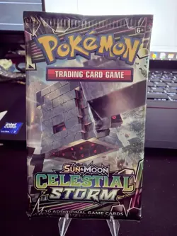 Pokemon TCG Sun & Moon Celestial Storm Sealed Booster Pack - Image 4