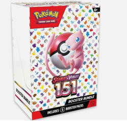 Pokemon TCG Scarlet & Violet 151 Booster Bundle Sealed New (6 packs) - Image 1
