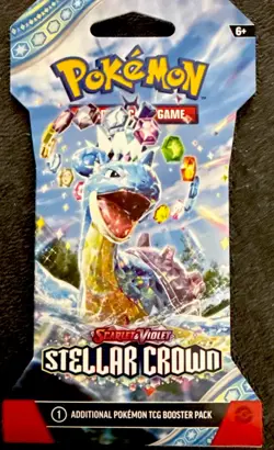 Pokemon TCG Stellar Crown Booster Pack (2024)Lot Of 8 Packs-New Sealed. - Image 3