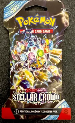 Pokemon TCG Stellar Crown Booster Pack (2024)Lot Of 8 Packs-New Sealed. - Image 4