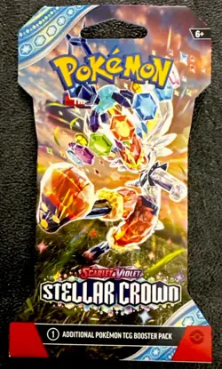 Pokemon TCG Stellar Crown Booster Pack (2024)Lot Of 8 Packs-New Sealed. - Image 5