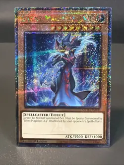 YuGiOh! Silent Magician LV8 MZTM-EN000 Quarter Century Secret Rare NM 1st Ed - Image 1