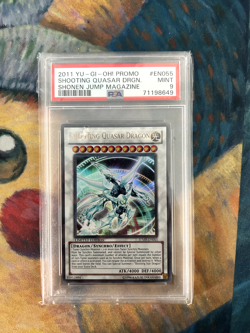 Yu-Gi-Oh TCG - Shooting Quasar Dragon Shonen Jump Promo JUMP-EN055 PSA 9 - Image 1