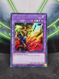 Yugioh Flame Swordsman SBC1-ENB22 Secret Rare 1st Edition NM - Image 1