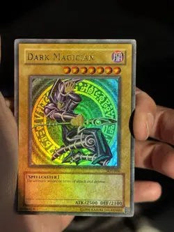 Dark Magician SDY-006 Starter Deck Yugi Unlimited Holo Bleed Misprint Error - Image 3