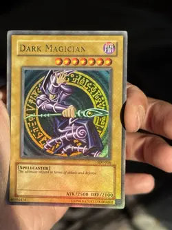 Dark Magician SDY-006 Starter Deck Yugi Unlimited Holo Bleed Misprint Error - Image 4