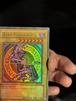 Dark Magician SDY-006 Starter Deck Yugi Unlimited Holo Bleed Misprint Error - Image 5