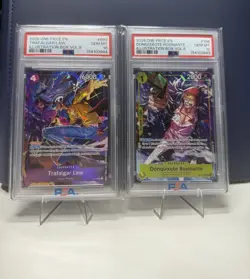 One Piece Illustration Vol. 6 Trafalgar Law Donquixote Rosinante PSA 10 English - Image 1