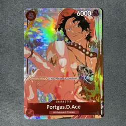 One Piece TCG - Portgas.D.Ace P-028 (Gift Collection 2023) - ENG - NM Foil - Image 1