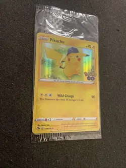 Pokemon/Pokemon GO Prerelease Pikachu Holo Foil Promo Card #028/078 Sealed - Image 2