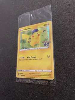 Pokemon/Pokemon GO Prerelease Pikachu Holo Foil Promo Card #028/078 Sealed - Image 3