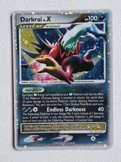 Darkrai LV.X Diamond and Pearl Promo Holo Level-Up DP19 2008 LP Pokemon Card - Image 1