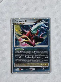 Darkrai LV.X Diamond and Pearl Promo Holo Level-Up DP19 2008 LP Pokemon Card - Image 2