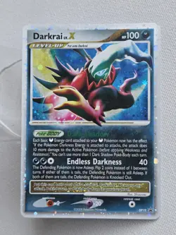 Darkrai LV.X Diamond and Pearl Promo Holo Level-Up DP19 2008 LP Pokemon Card - Image 4