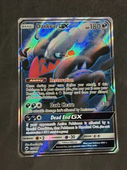 Pokemon Card - Darkrai GX Burning Shadows 139/147 Ultra Rare - Image 1